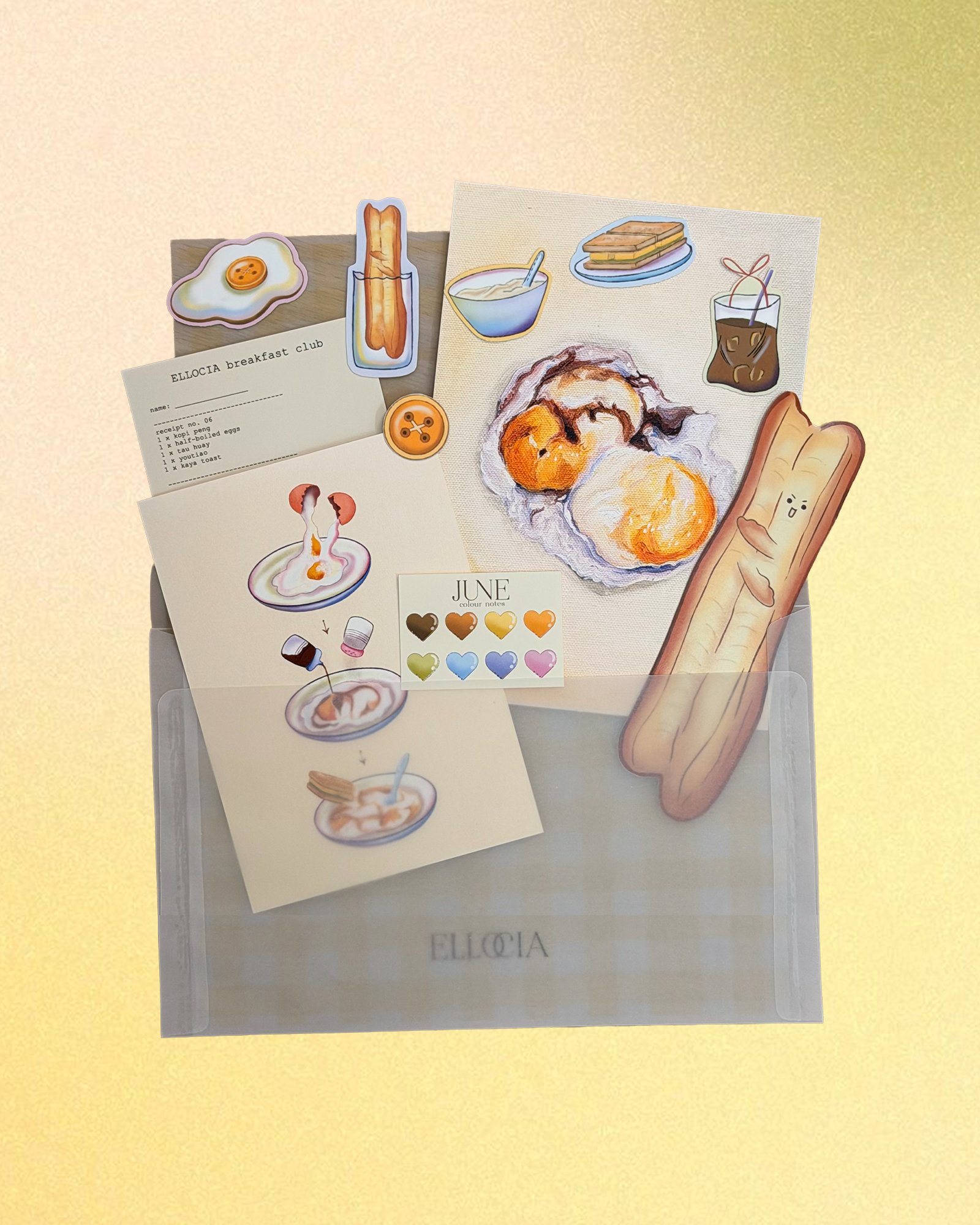june edition — ELLOCIA art mail ⭑