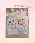 september edition — ELLOCIA art mail ⭑
